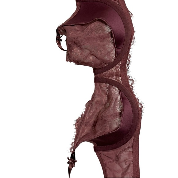 Victoria's Secret Wicked Unlined Lace Bra Dream Angels Push Up Bra 34D - Picture 7 of 10